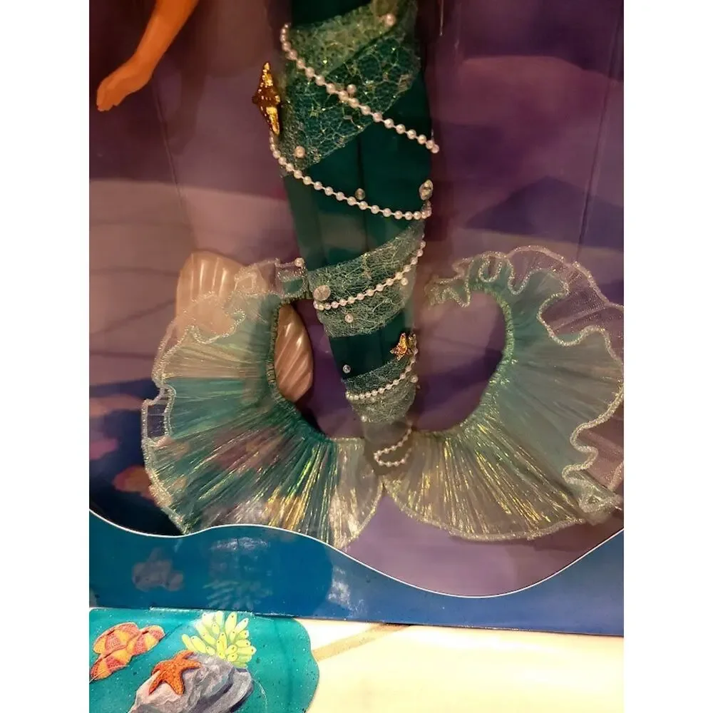 1997 Mattel Disney Little Mermaid Aqua Fantasy Ariel Collector Doll 17827